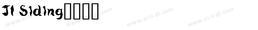 JI Siding字体转换